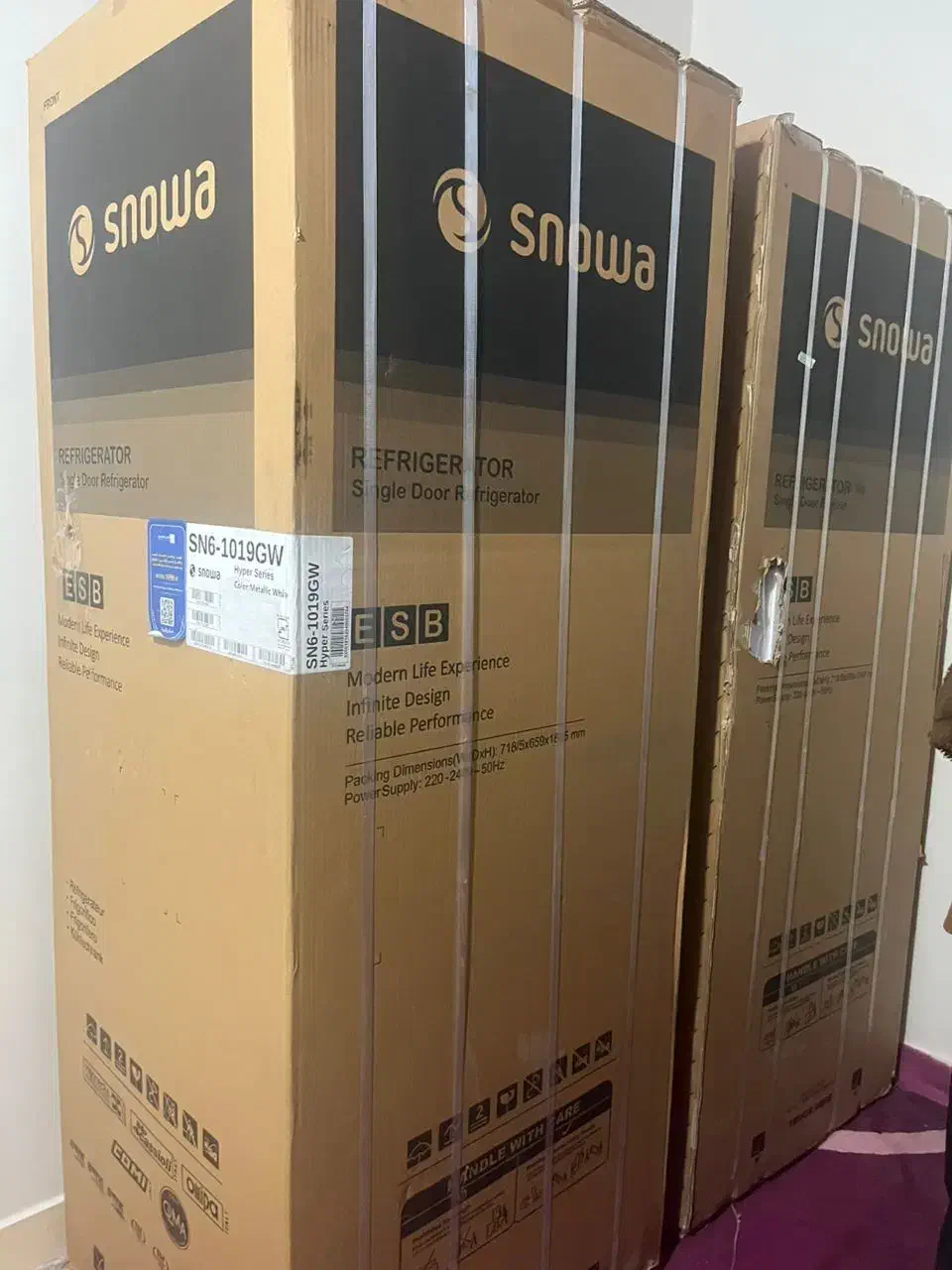 یخچال و فریزر دو قلو اسنوا|یخچال و فریزر|ایذه, |دیوار