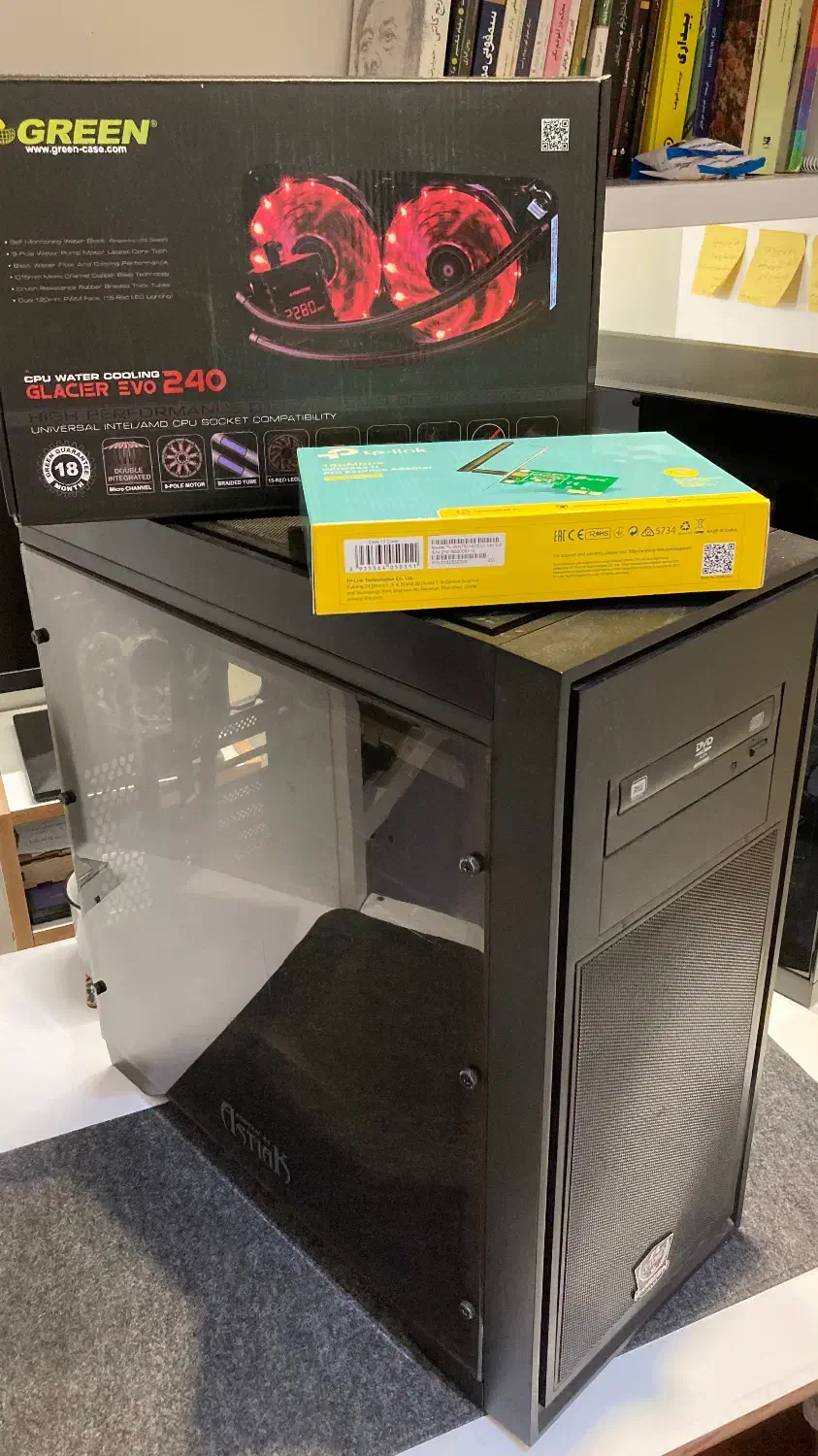 کیس Z4 Green همراه کولینگ CPU و WIFI|قطعات و لوازم جانبی رایانه|مشهد, هنرستان|دیوار