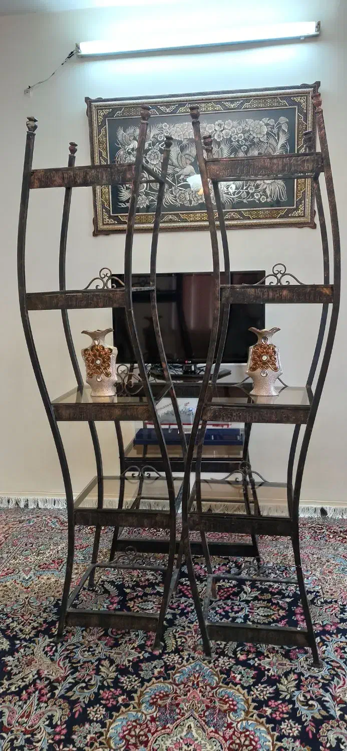 میز تلویزیون و دکوری فرفوژه|میز تلویزیون|اهواز, شهرک توسعه نیشکر|دیوار