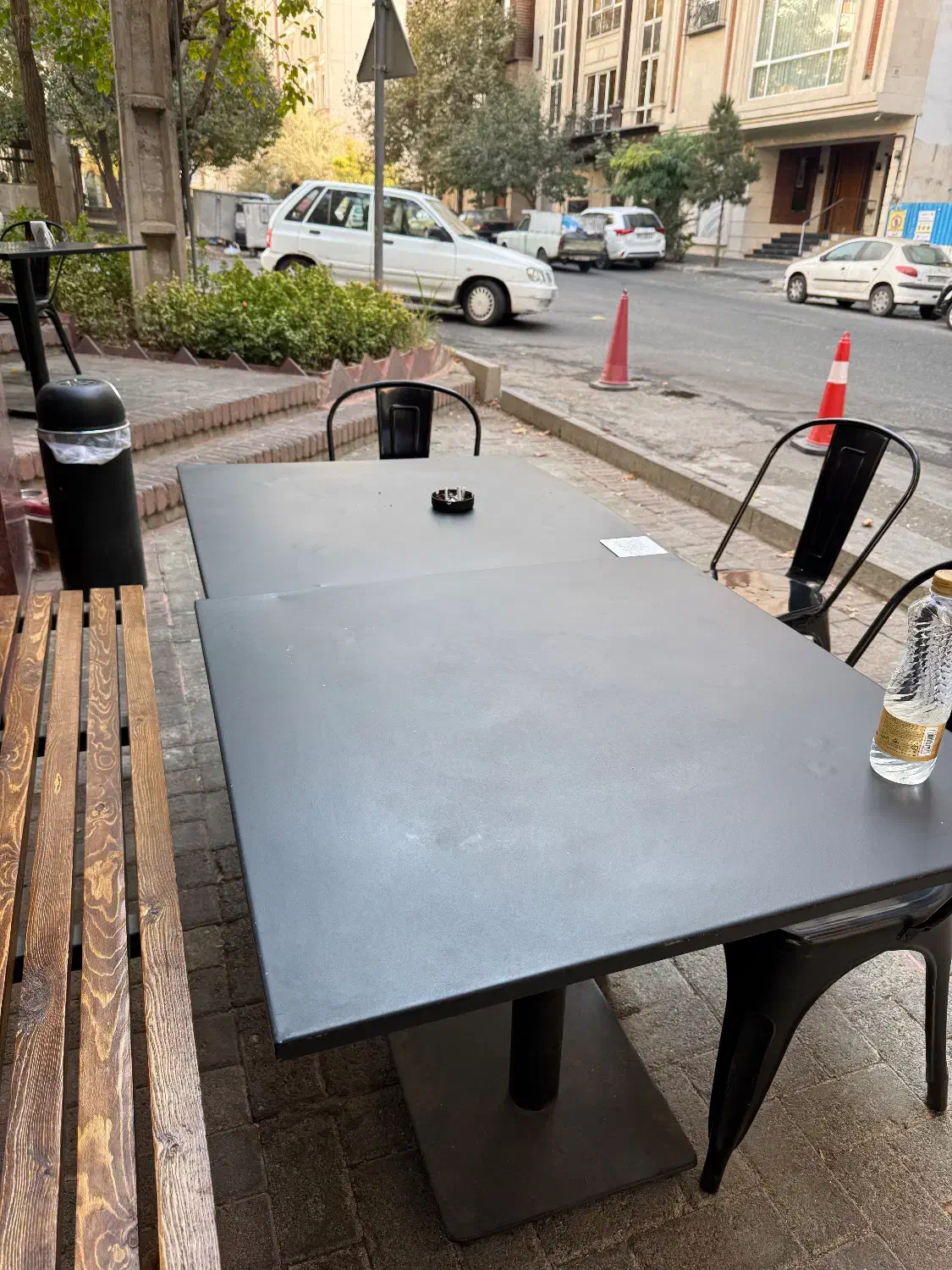 چهار عدد میز فلزی مناسب فضای باز|کافیشاپ و رستوران|تهران, سعادتآباد|دیوار