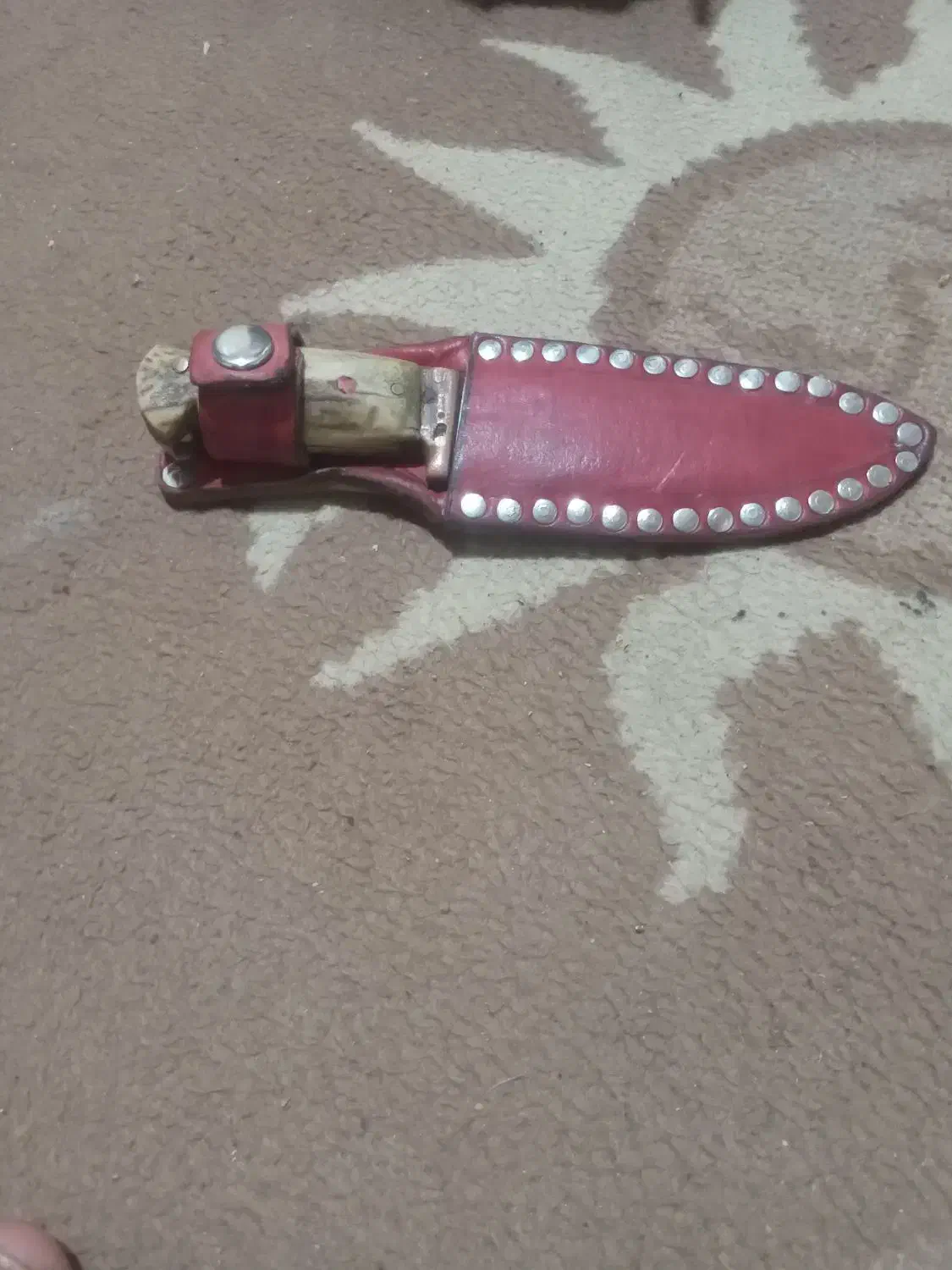 چاقو کمری همراه قلاف|کلکسیون اشیاء عتیقه|قائمشهر, |دیوار