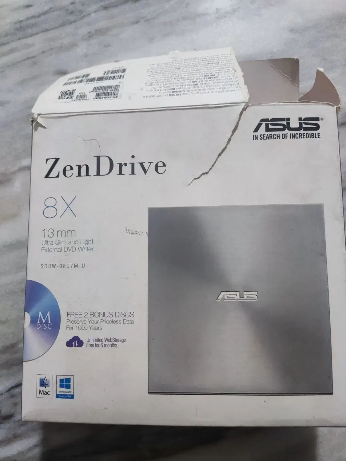 درایور DVD اکسترنال ایسوس مدل Zendrive|قطعات و لوازم جانبی رایانه|تهران, شادآباد|دیوار