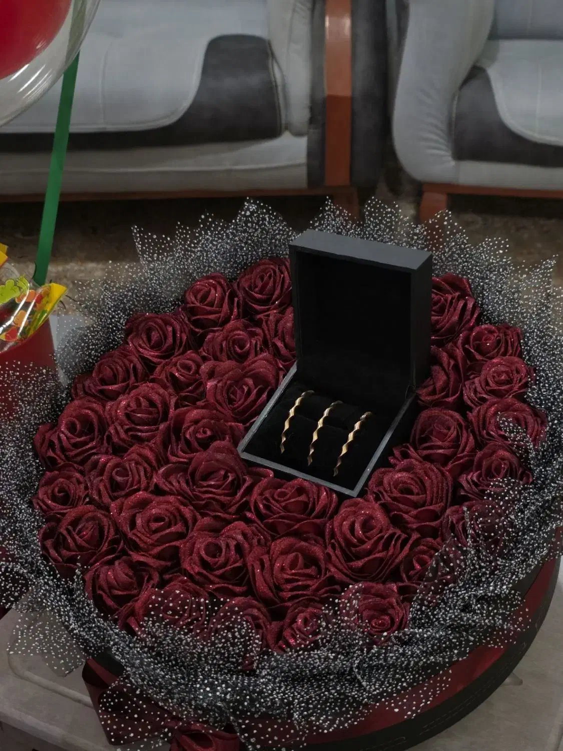 گل روبانی|گل مصنوعی|صوفیان, |دیوار