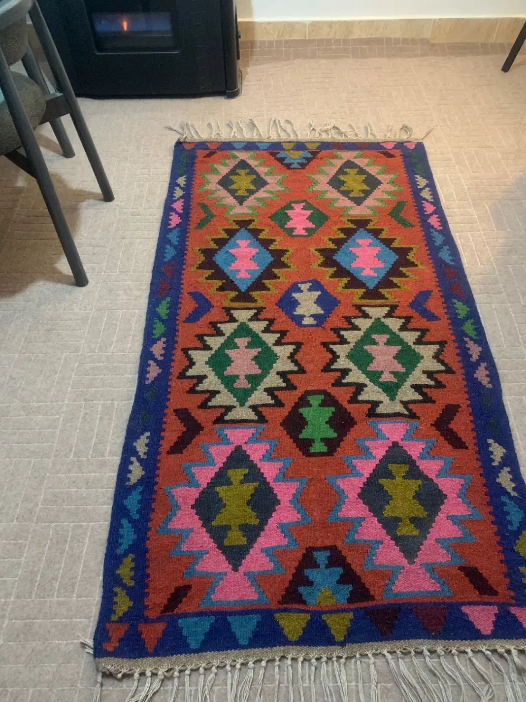 فروش گلیم پشمی دست باف|گلیم، جاجیم، گبه|مشهد, چهارچشمه|دیوار