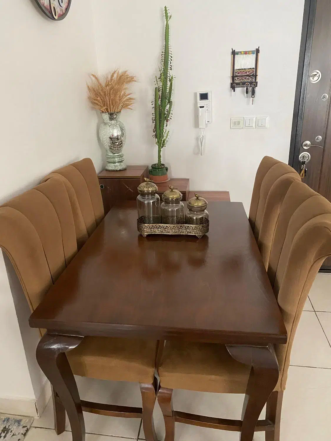 میز نهارخوری 4نفره|میز و صندلی غذاخوری|رشت, حمیدیان|دیوار