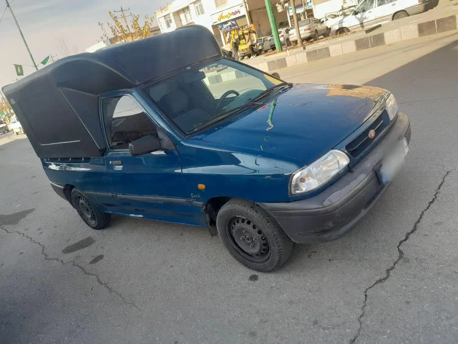 پراید وانت بدون ضربه بدون رنگ|خودرو سواری و وانت|تویسرکان, |دیوار