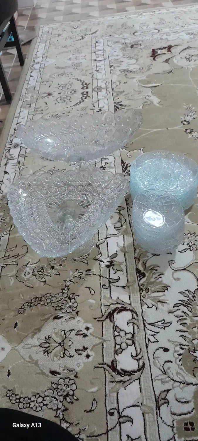 سرویس بلور ۶ تایی|ظروف سرو و پذیرایی|داران, |دیوار