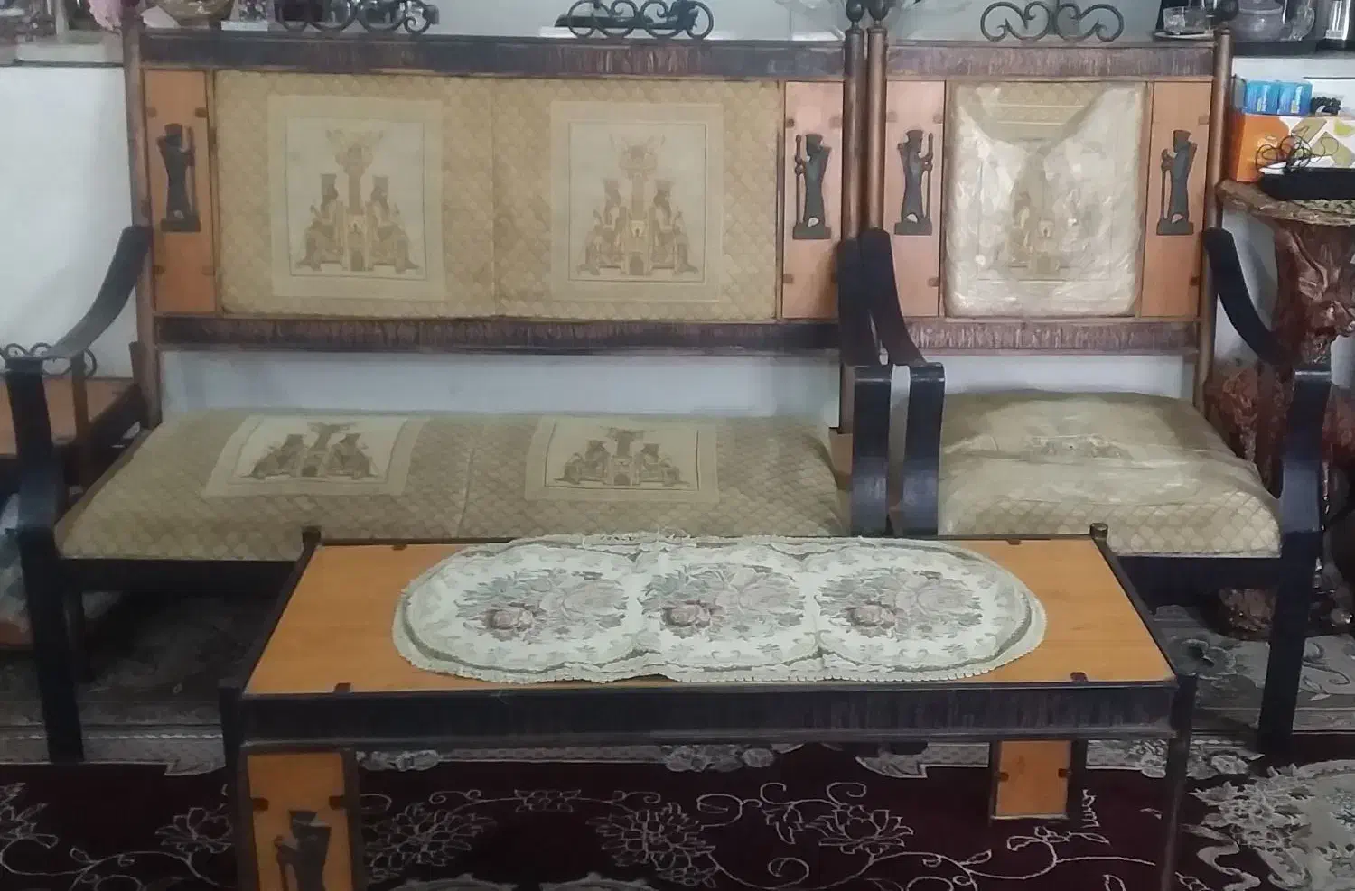 مبل هخامنشی|مبلمان خانگی و میز عسلی|رفسنجان, |دیوار