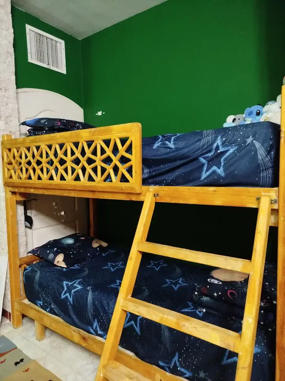 تخت دو طبقه تمام چوب|تخت و سرویس خواب|مشهد, فرهنگیان (شهرک غرب)|دیوار