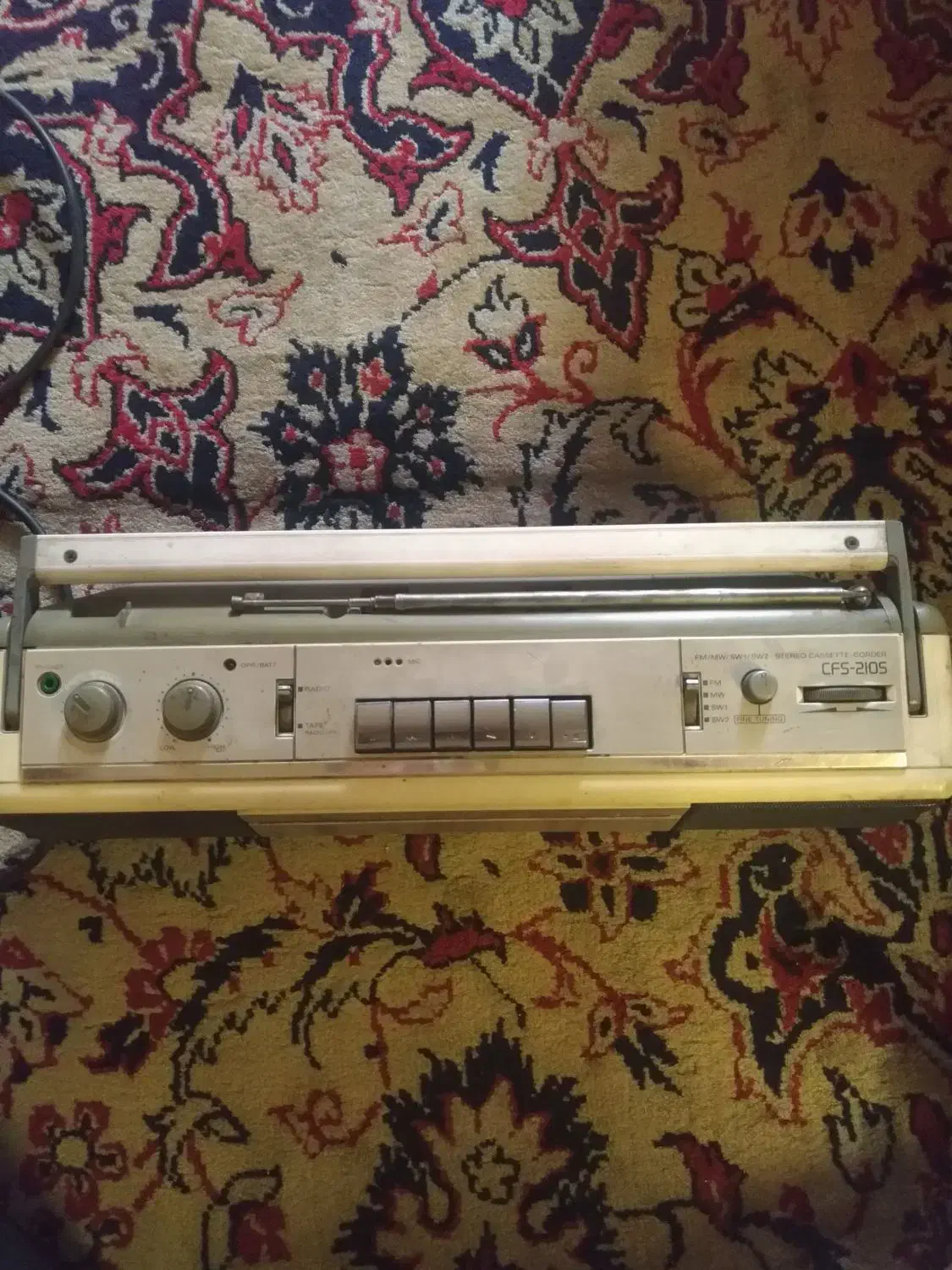 رادیو ضبط سونی ژاپن CFS-210S قدیمی عتیقه|سیستم صوتی خانگی|تهران, سلیمانی|دیوار