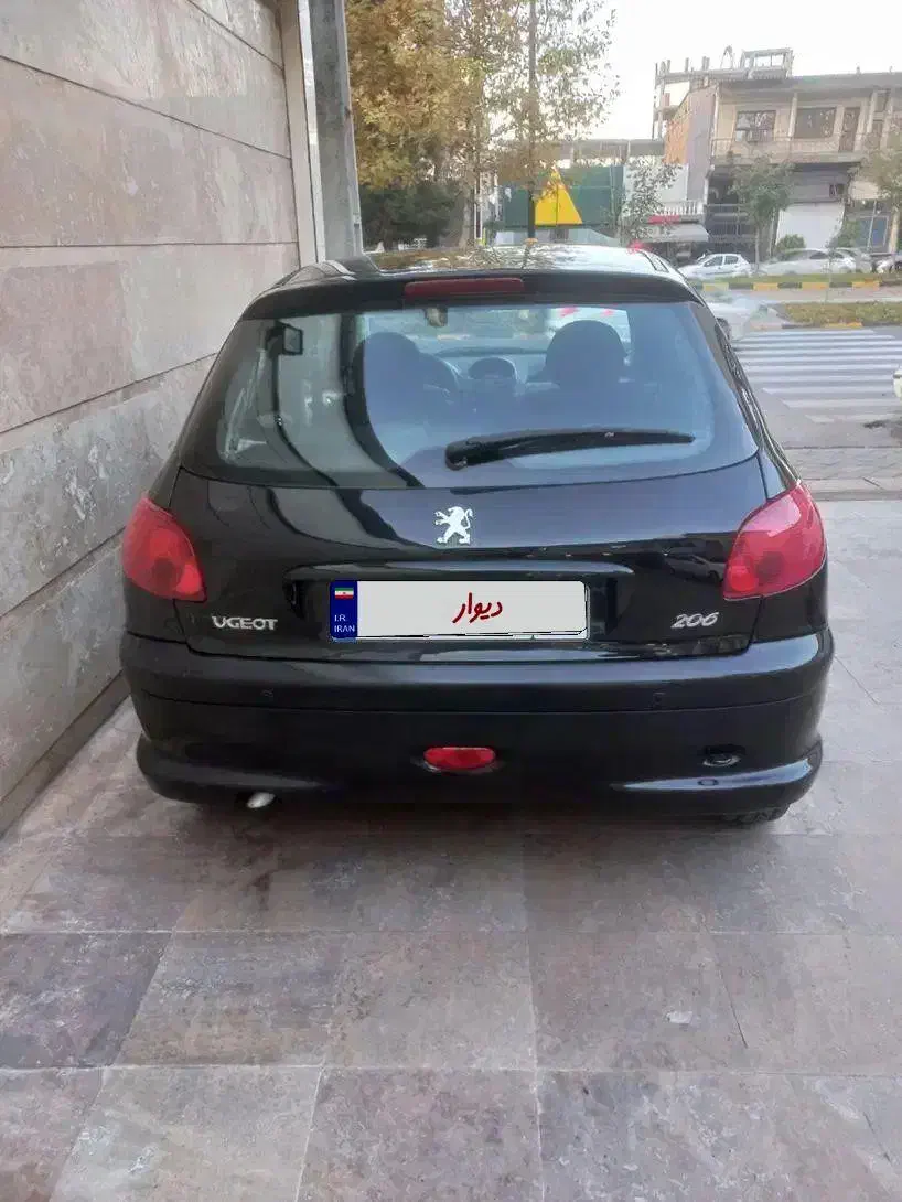 ۲۰۶ مشکی خوشگل|خودرو سواری و وانت|نوشهر, |دیوار