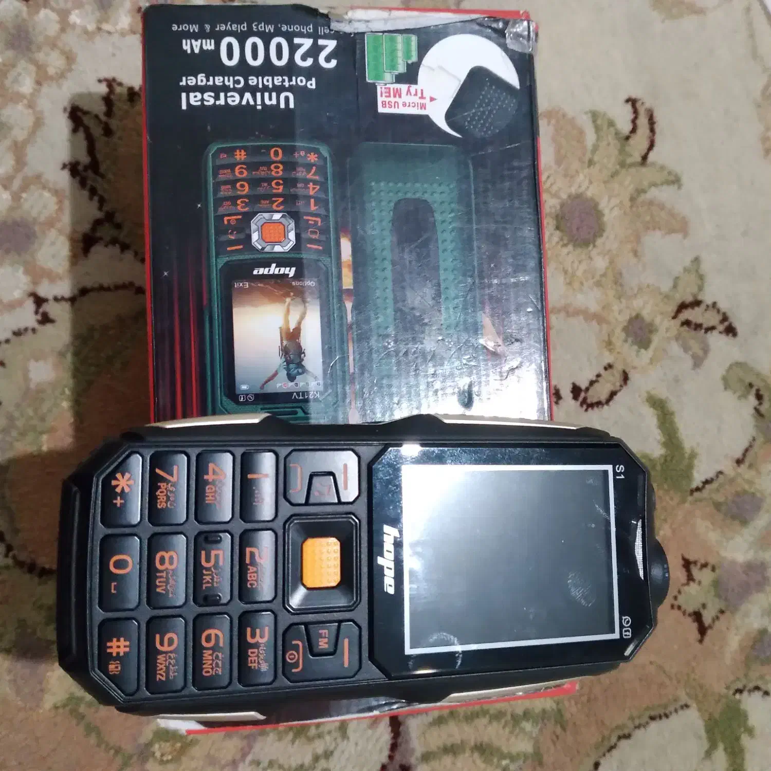 گوشی پاور دار۳سیم کارتk21TV|موبایل|تهران, شیوا|دیوار