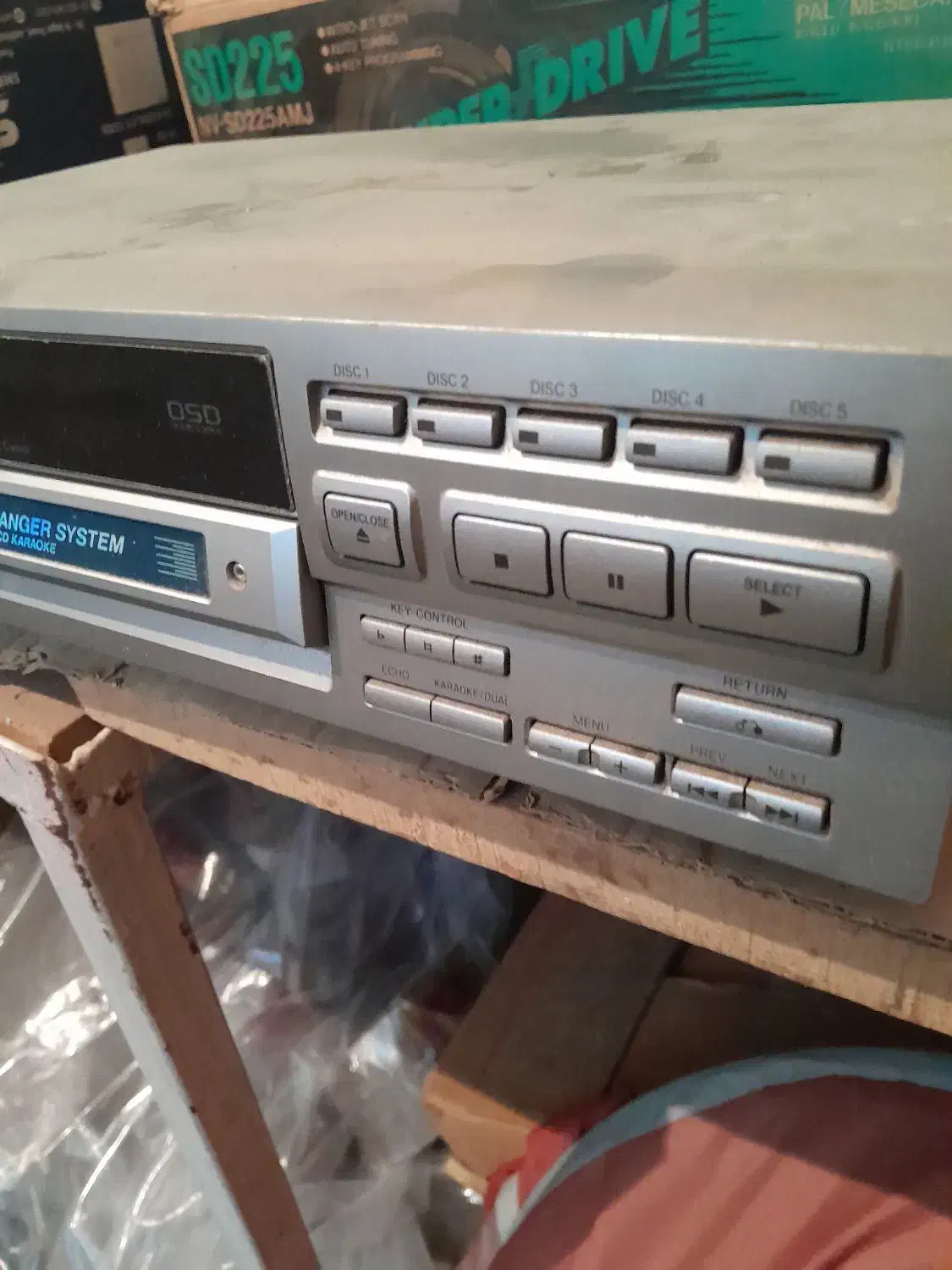 ویدئو سی دی ۵ دیسک پاناسونیک ژاپنی اصل|پخشکننده DVD و ویدیو|گرگان, |دیوار