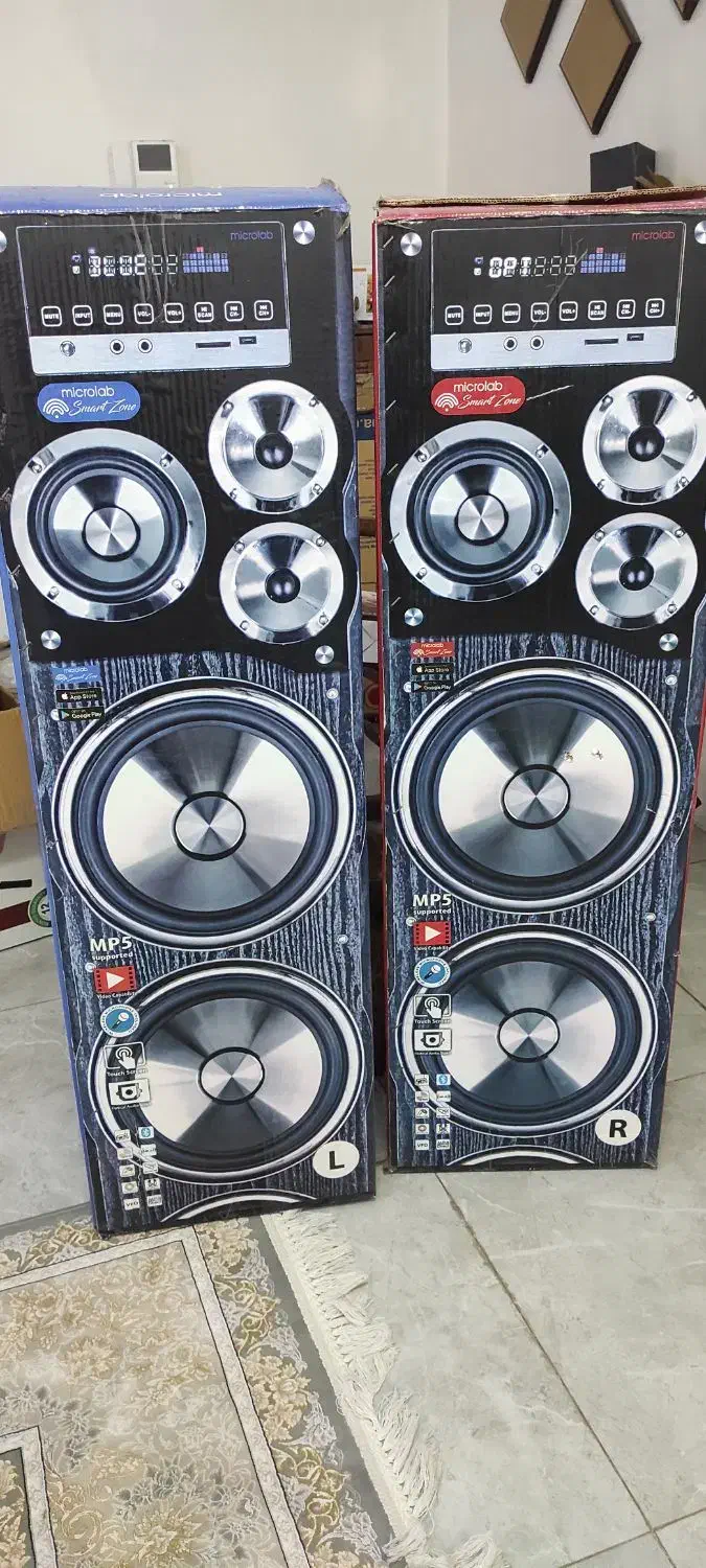 باند اسپیکر میکرولب|سیستم صوتی خانگی|قزوین, |دیوار