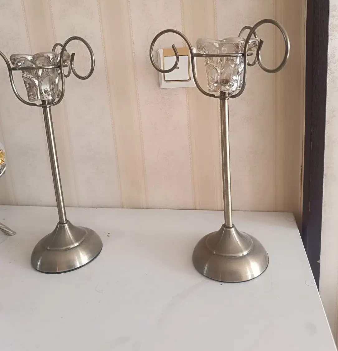 شمعدان برنجی|صنایع دستی و سایر لوازم تزئینی|فولادشهر, B7|دیوار