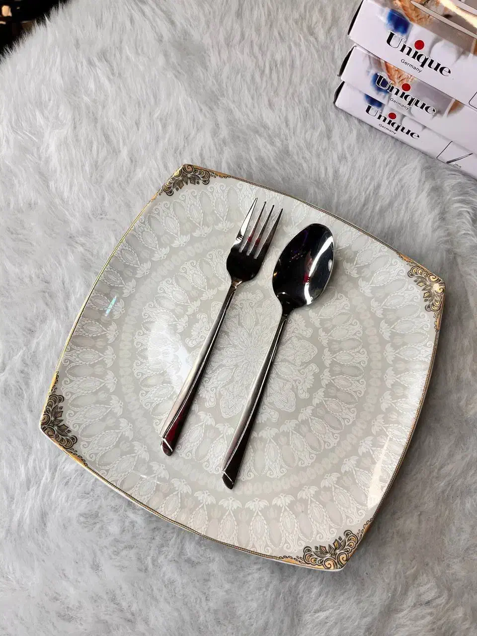 قاشق چنگال یونیک ضخیم استیل نگیر|ظروف سرو و پذیرایی|قرچک, زیبا شهر|دیوار