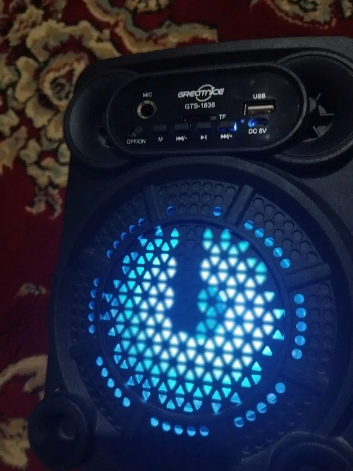 اسپیکر فلش خوردارای رقص نور|پخش‌کننده همراه|هیرمند, |دیوار