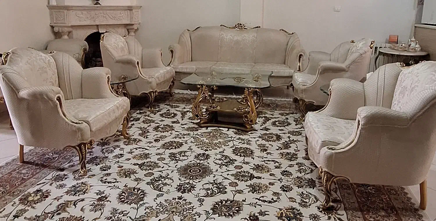 ست مبل۷نفره و میزناهرخوری۸نفره و بوفه|مبلمان خانگی و میز عسلی|تهران, افسریه جنوبی|دیوار