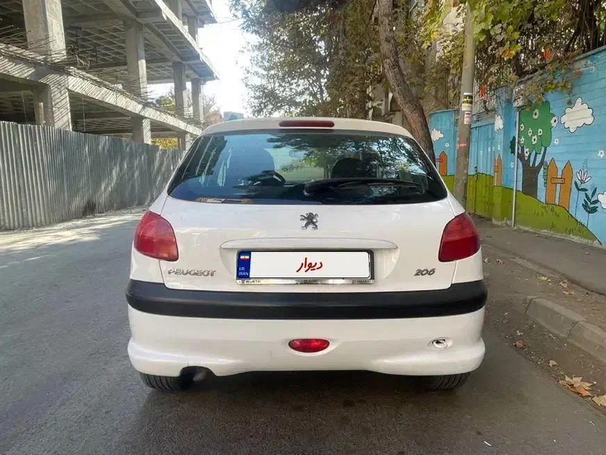 پژو ۲۰۶ تیپ ۲ مدل ۹۰ استثنایی|خودرو سواری و وانت|قزوین, |دیوار