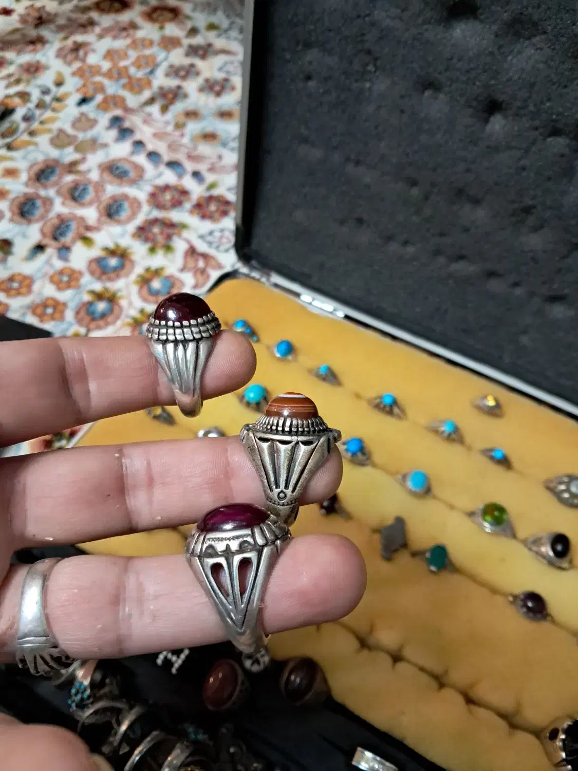 انگشتر نقره قدیمی|جواهرات|رشت, کوی حسینی|دیوار