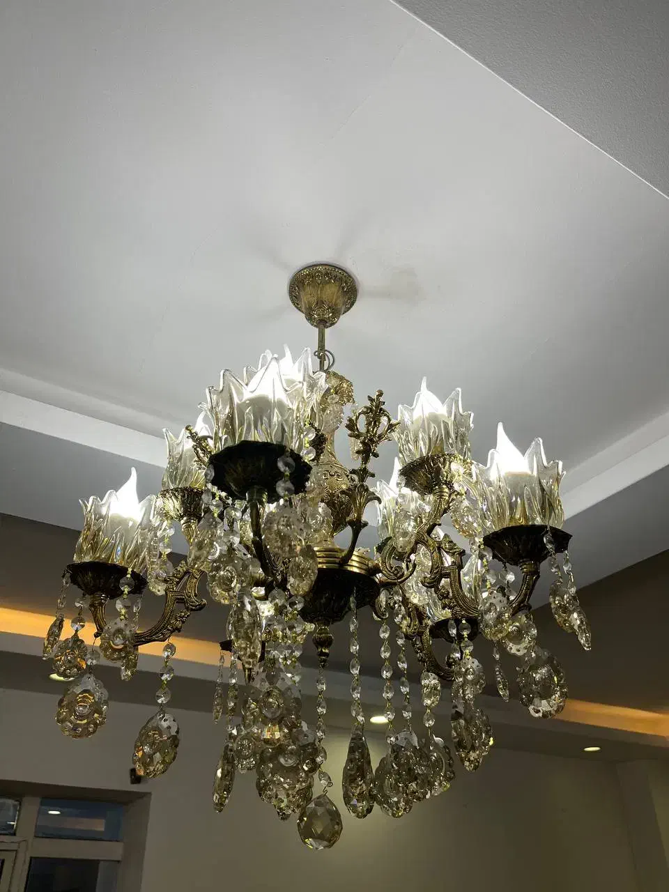 لوستر تمیز|لوستر و چراغ آویز|رشت, کوی جام جم|دیوار