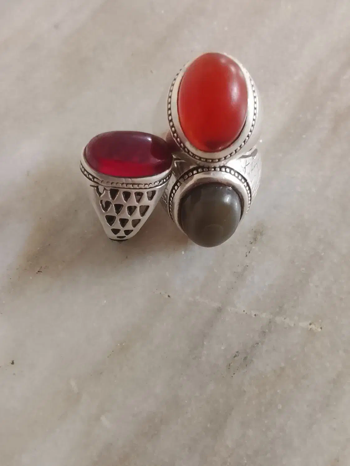 انگشتر نقره مردانه|زیورآلات و اکسسوری|مشهد, کشف|دیوار