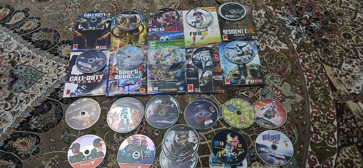 تعدادی بازی pc|کنسول، بازی ویدئویی و آنلاین|مشهد, امیرآباد|دیوار