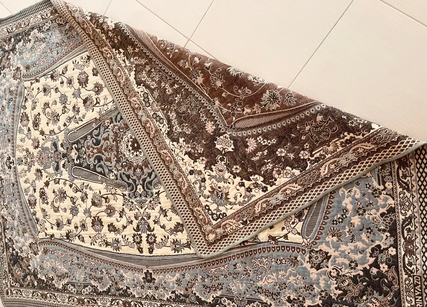 روفرشی نانو مخمل دو رو سه متر و نیم ۷۵۰|روفرشی|نهاوند, |دیوار