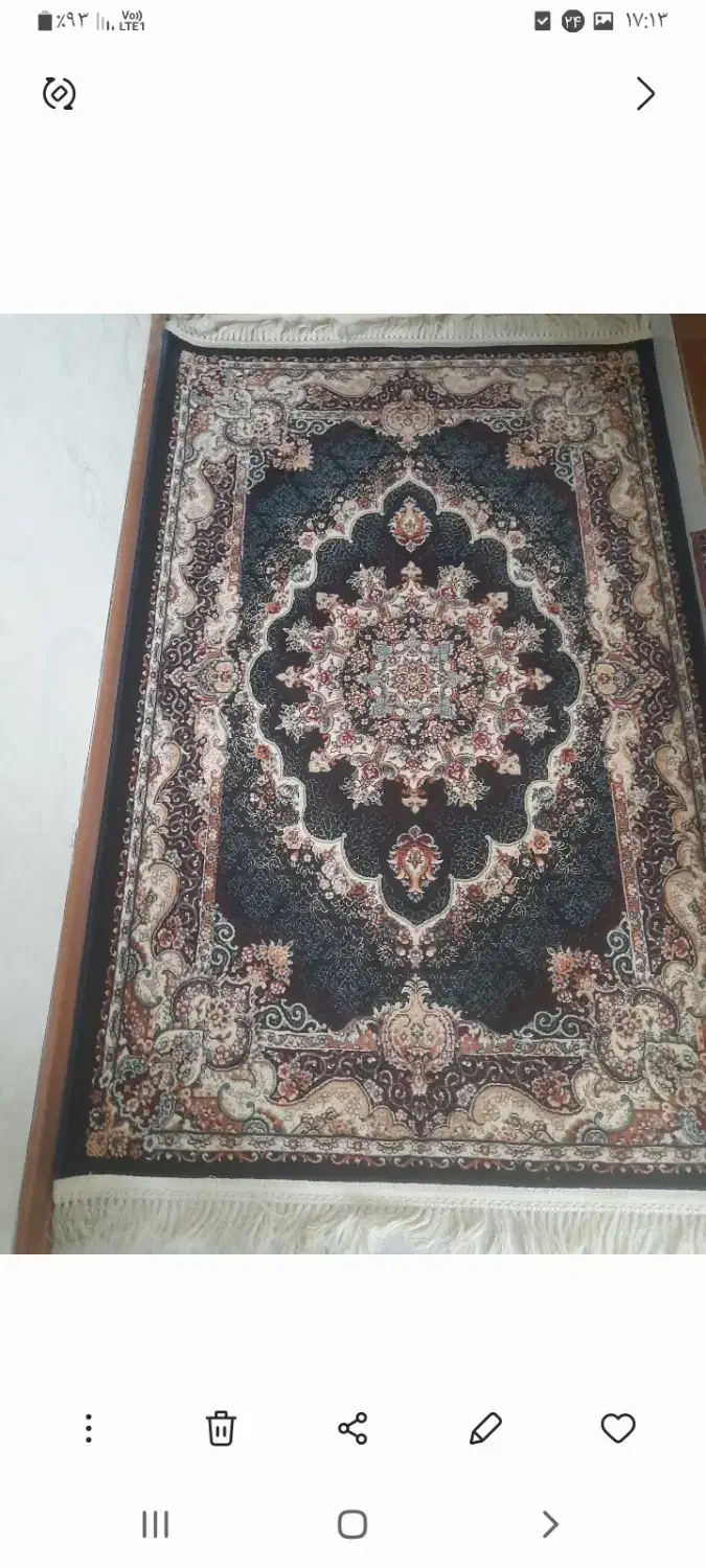 فرش وپشتی و فرش کناری|فرش|قزوین, |دیوار