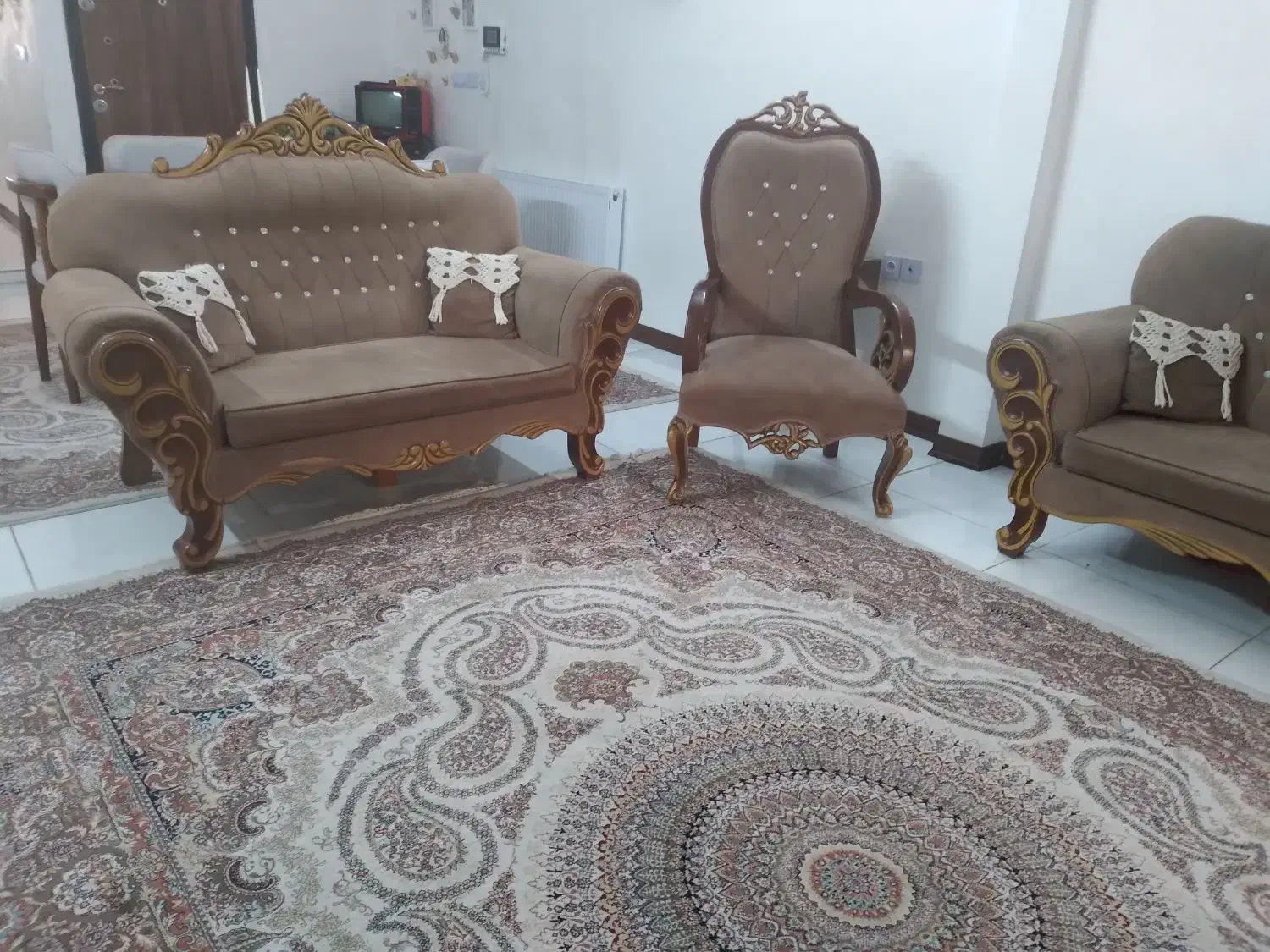 ست مبلمان نیم استیل|مبلمان خانگی و میز عسلی|مشهد, ایثارگران|دیوار