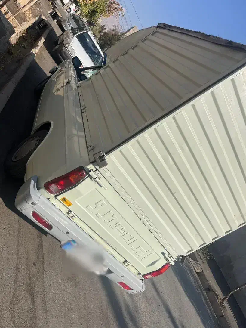 پیکان وانت مدل ۹۳ دوگانه سوز بدون‌رنگ وپلمپ|خودرو سواری و وانت|قزوین, |دیوار