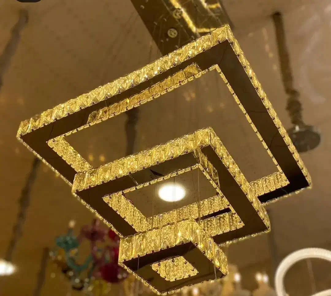 لوستر مدرن ۳طبقه 60/40/20 بزرگ|لوستر و چراغ آویز|تهران, امام زاده حسن|دیوار