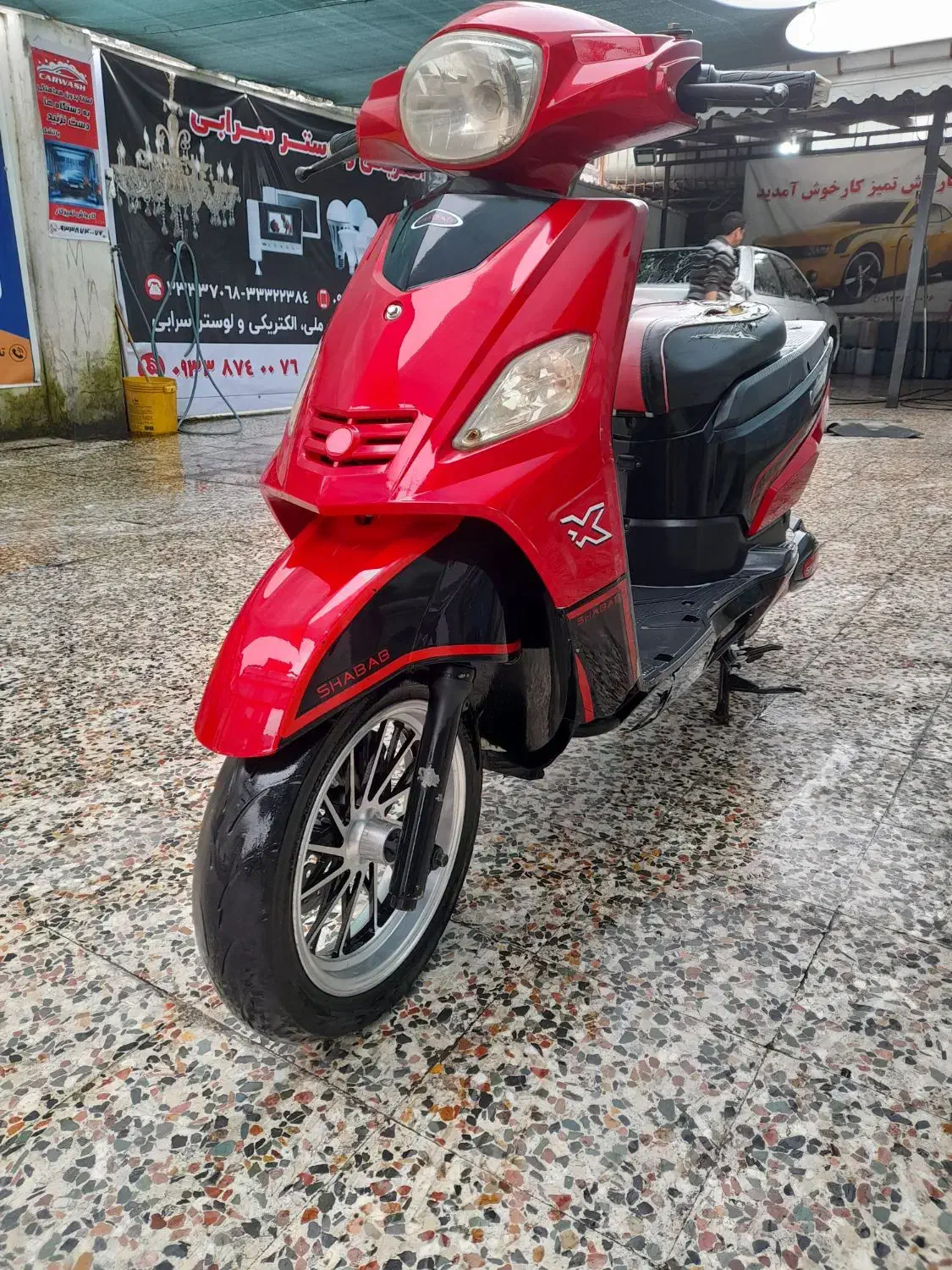 موتور برقی شهباب مناسب رستوران و بیرون بر|موتورسیکلت|رشت, ساغری سازان|دیوار