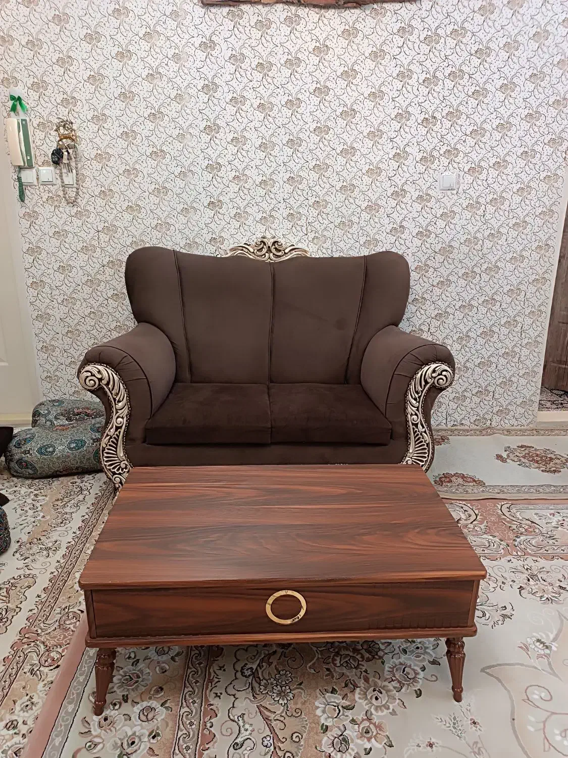 مبل راحتی ۷ نفره|مبلمان خانگی و میز عسلی|قم, شهرک امام حسن|دیوار