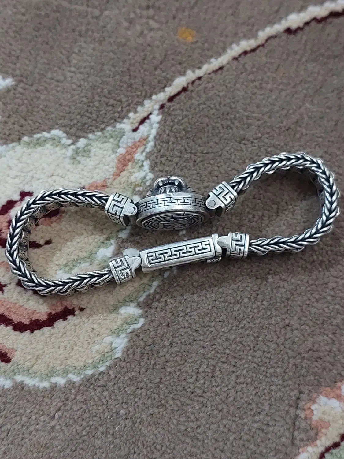 دستبند نقره تایلندی دست سازی خوشگل|جواهرات|اقبالیه, |دیوار