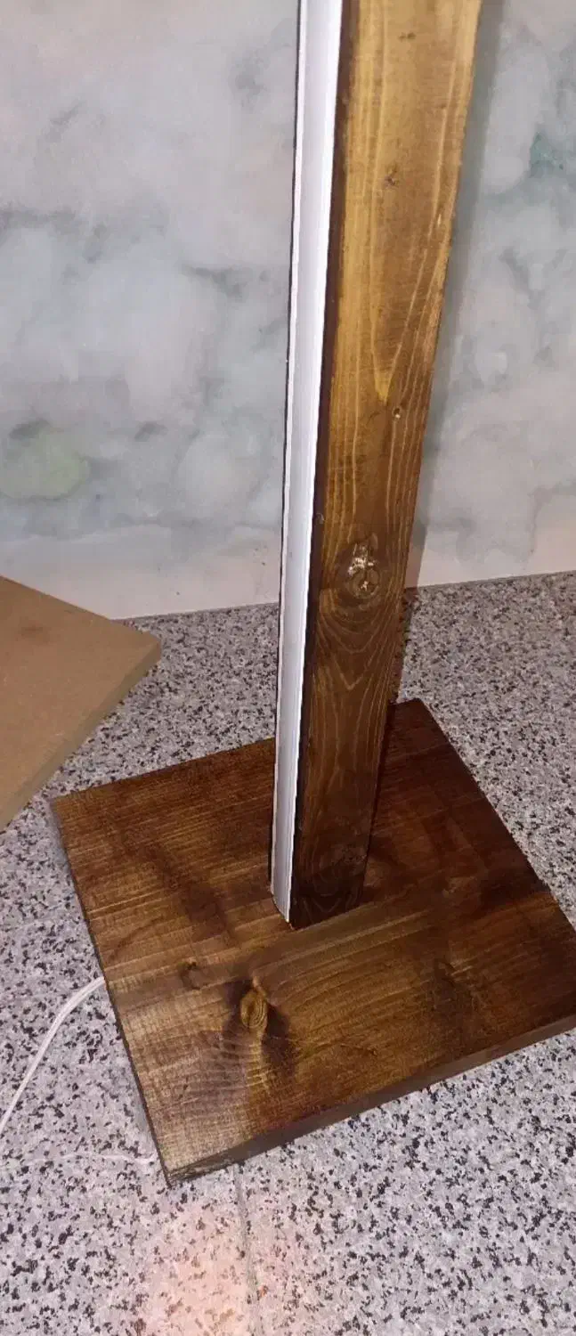 آباژور خاص وتمام چوبی با قرعه کشی ۵۰ میلیون تومانی|چراغ خواب و آباژور|اردبیل, |دیوار