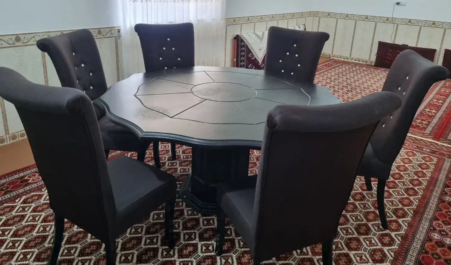 میز پذیرایی و غذا خوری ۸ نفره|میز و صندلی غذاخوری|بندر ترکمن, |دیوار