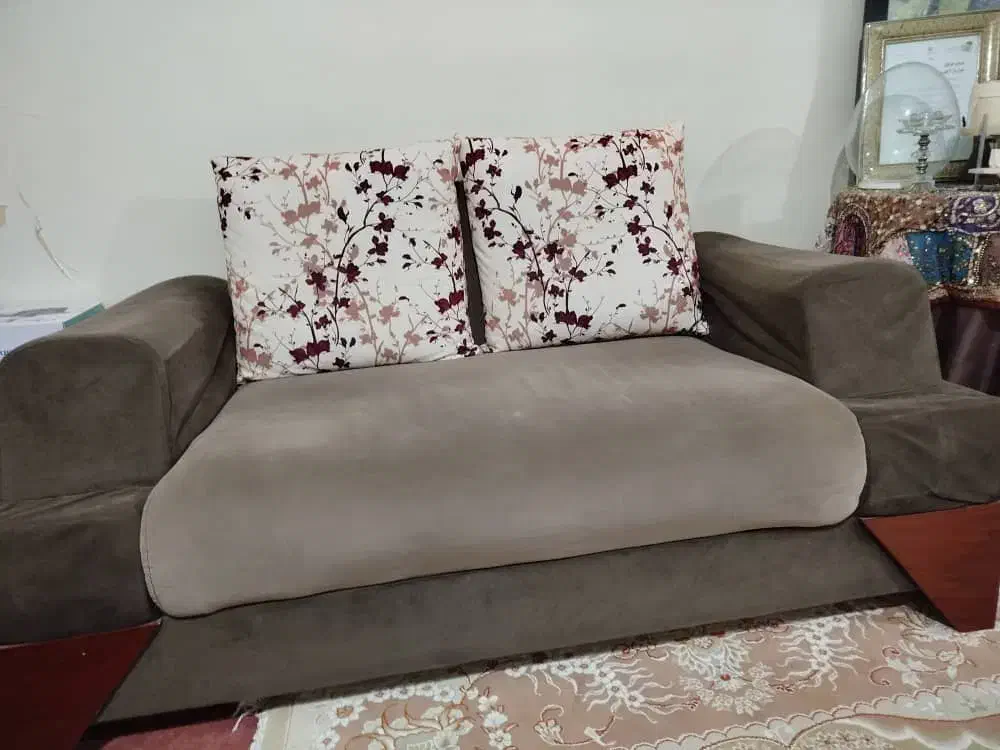 مبل نه نفره کارکرده فروشی|مبلمان خانگی و میز عسلی|کرج, شهرک نهال و بذر|دیوار