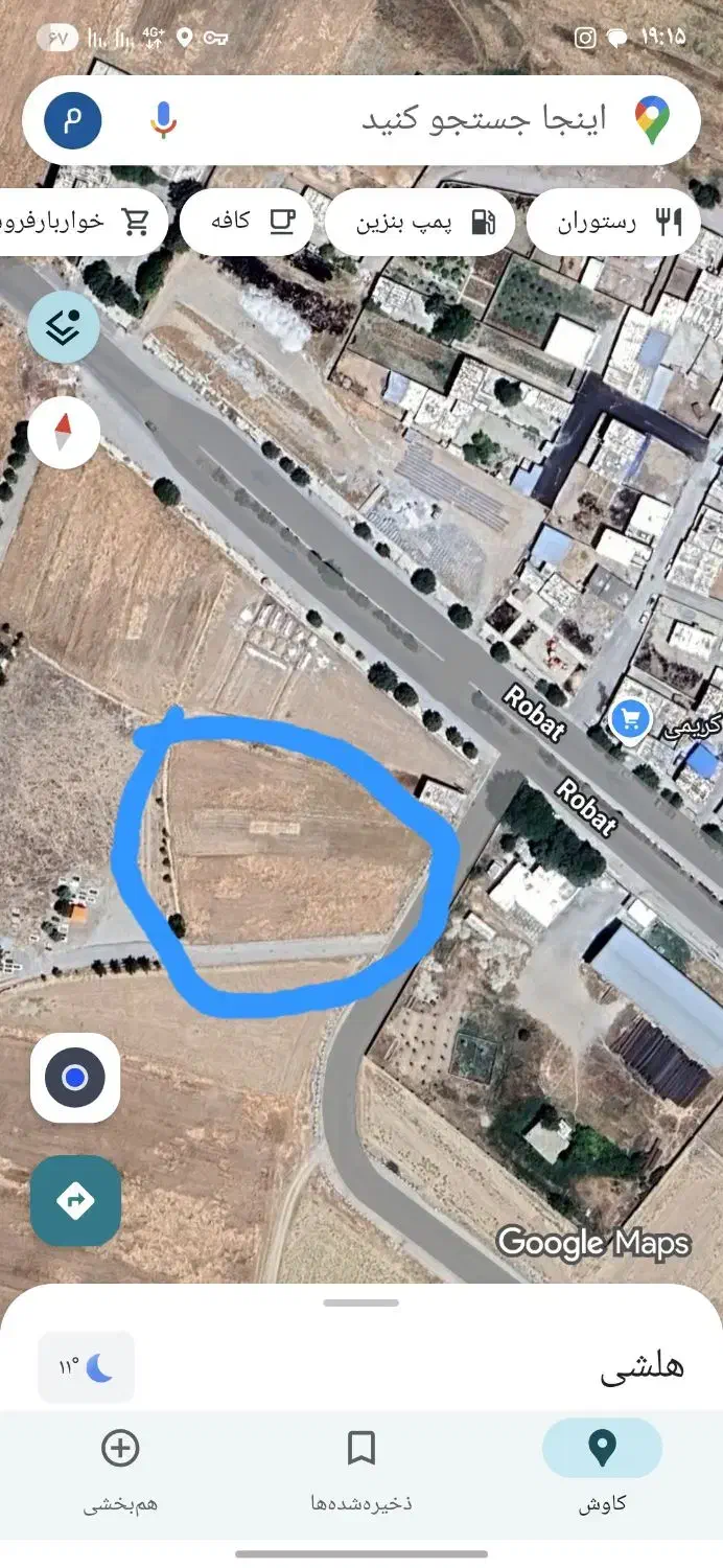 زمین نزدیک شهر|فروش زمین و ملک کلنگی|فیروزآباد, |دیوار