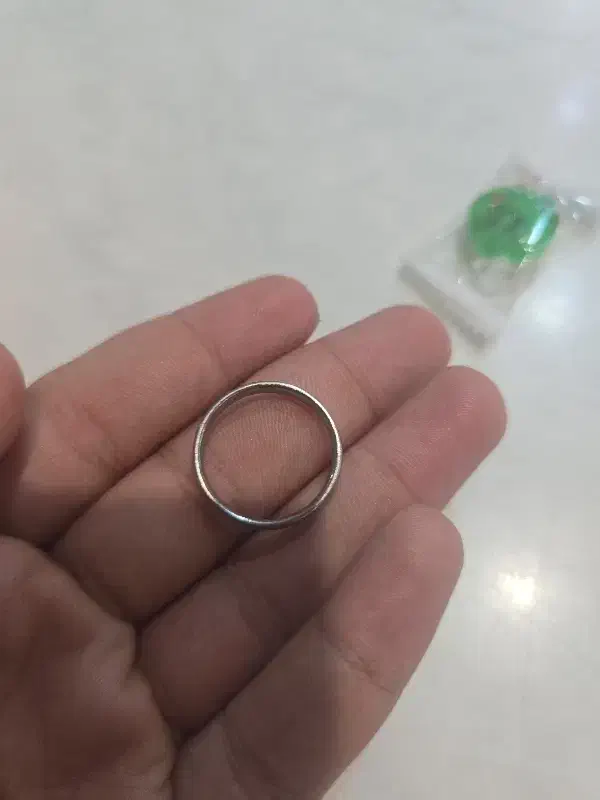 حلقه آیینه ای سایز ۱۰ نقره ای|بدلیجات|بندرعباس, |دیوار