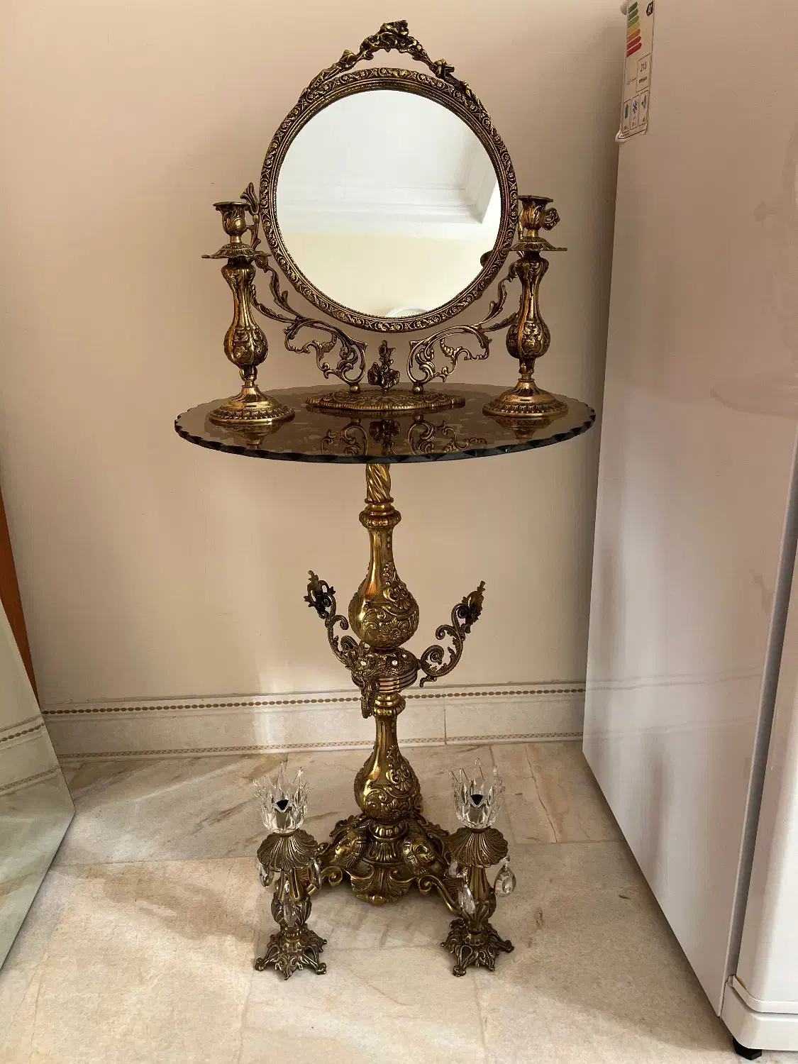 آینه شعمدان برنز|آینه|تهران, شهران شمالی|دیوار