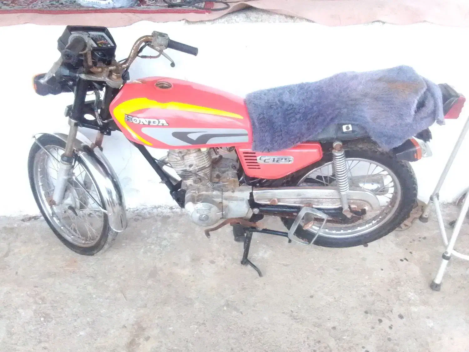 هندا مزایده ای 125پنج دنده|موتورسیکلت|فومن, |دیوار