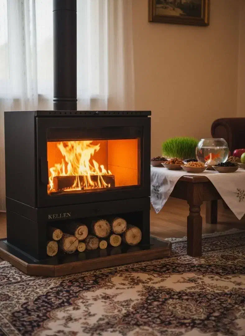 بخاری هیزمی مدل آدریان|بخاری، هیتر، شومینه|تهران, قنات‌کوثر|دیوار