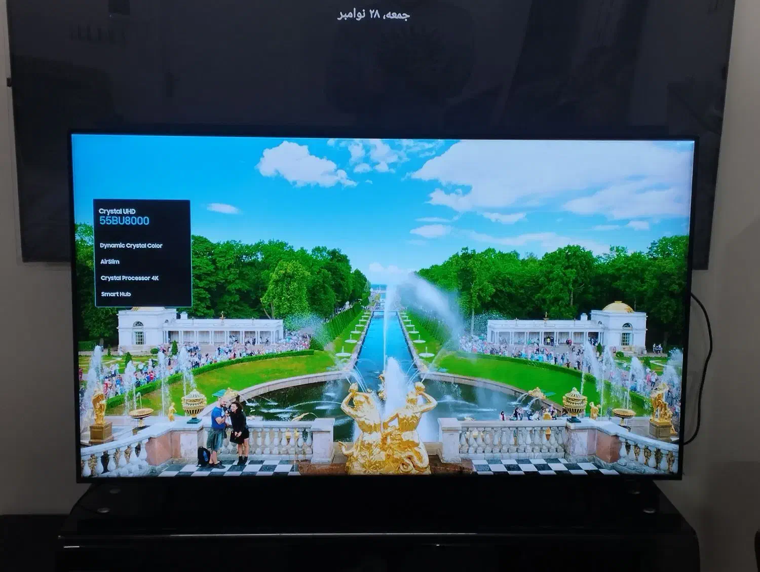 تلویزیون سامسونگ 55 اینچ اصلی مدل BU8000 فورکی 4K|تلویزیون و پروژکتور|مشهد, هنرور|دیوار