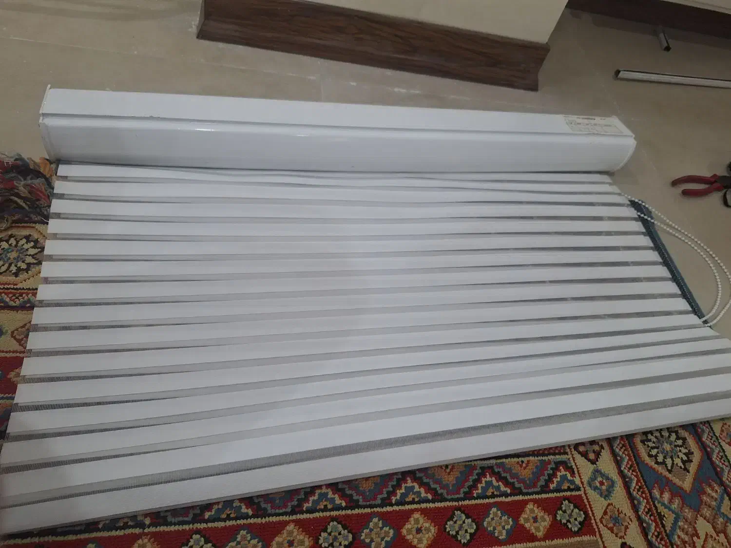 پرده بالکن کرکره ای|پرده، رانر، رومیزی|کرج, کوی امامیه|دیوار