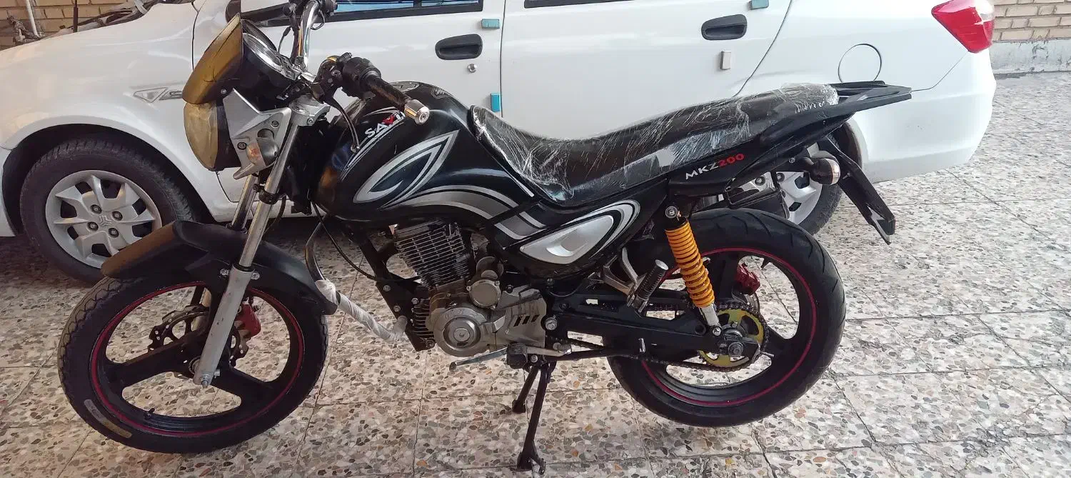 موتور ساوین mkz200 cc مدارک فول با سوخت|موتورسیکلت|دزفول, |دیوار