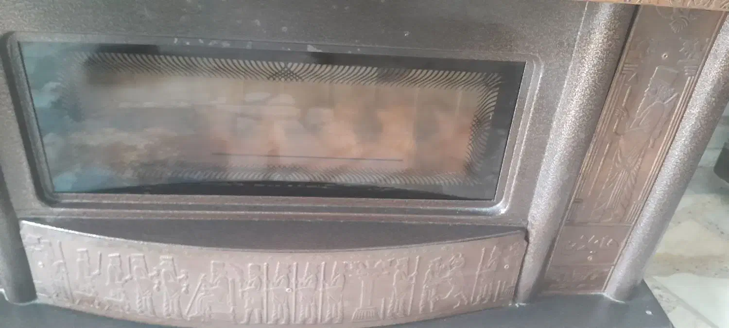 بخاری گازی طرح شومینه ترموکوبل دار|بخاری، هیتر، شومینه|رشت, نخودچر|دیوار