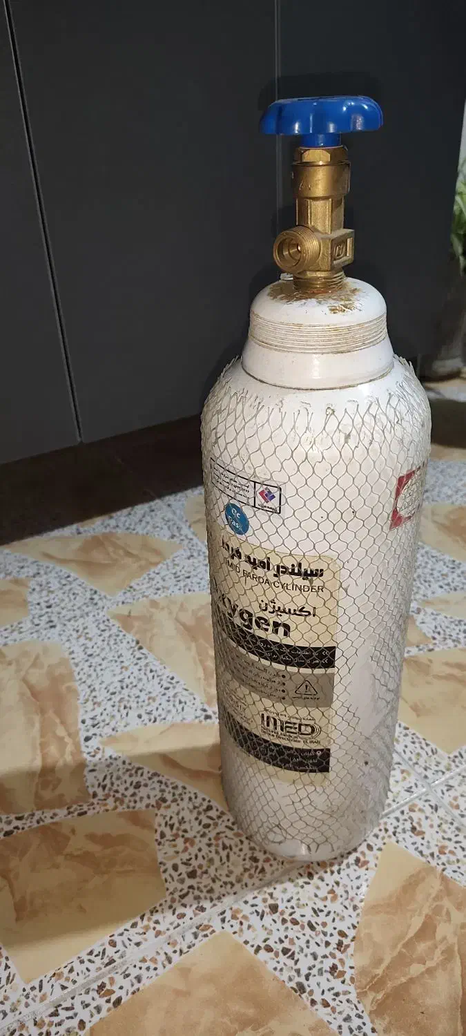کپسول اکسیژن ۸لیتری|پزشکی|سنگر, |دیوار