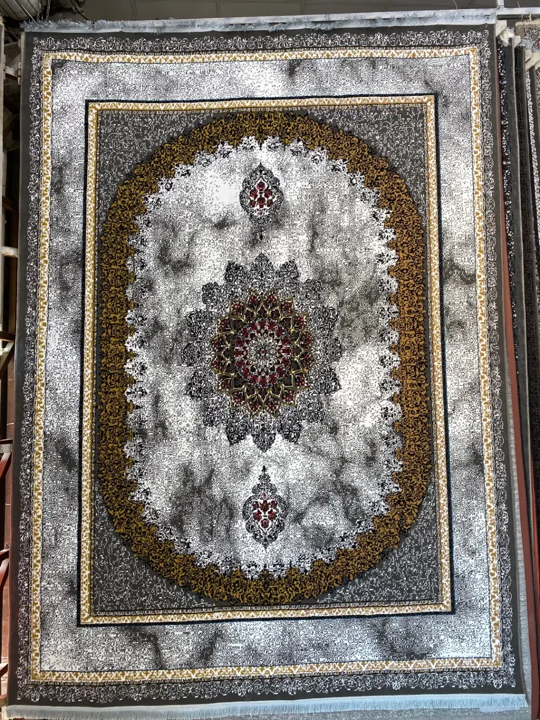 فرش تابان الماس هستی مشهد ۶ متر ۹ متر ۱۲ متر|فرش|رشت, آزادگان|دیوار