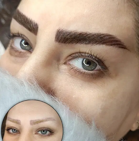 میکروبلیدینگ ابرو روی تتوی قدیمی|خدمات زیبایی و سلامت|اهواز, بهارستان|دیوار